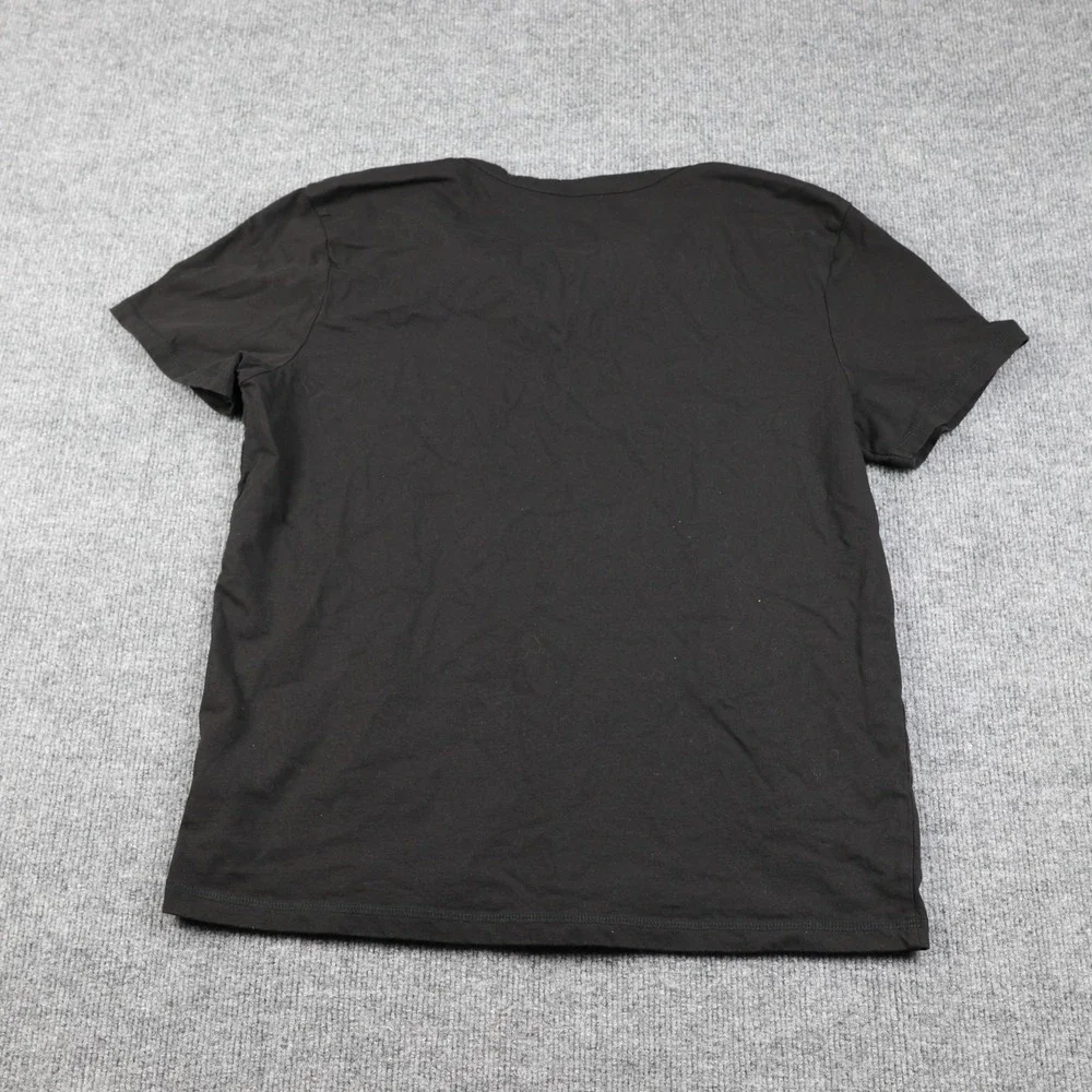 Military Unit-9 Shirt Kids XL‎ Black Henley Pocket Graphic Tee Cotton Casual